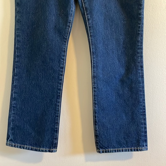 La Ligne Molly‎ High Rise Straight Jeans Women’s Size 32 Benjamin Blue Sample - Picture 7 of 13